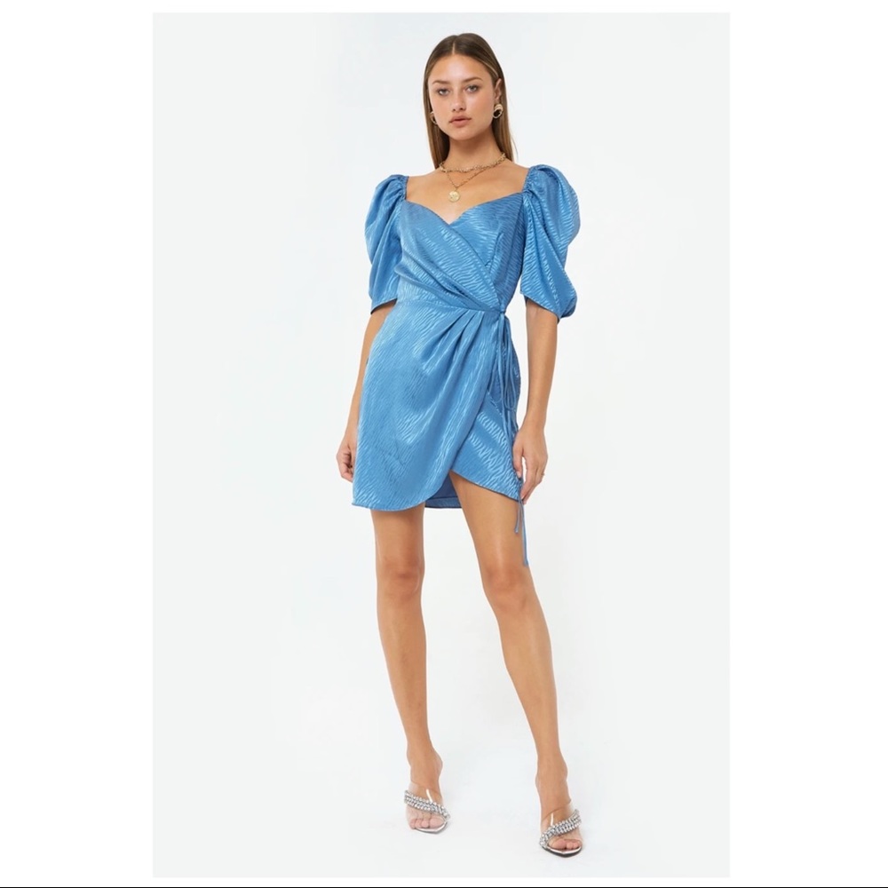 4Si3nna Julie Dress in Cerulean (Blue) Size Small